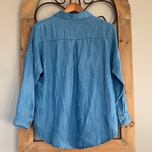 Lou & Grey chambray denim tunic top - Picture 4 of 7